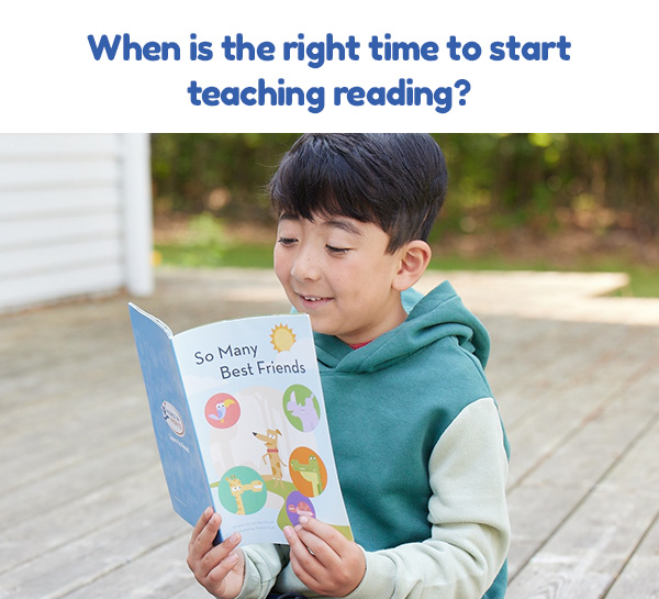 When is the right time to start teaching reading?