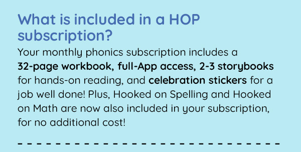 What is included in a HOP subscription?