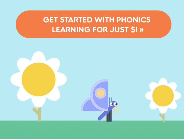 Get Started with Phonics Learning for just $1